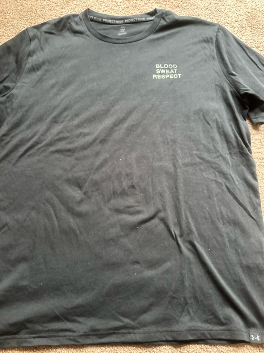 Under Armour Project Rock Short-Sleeve T-Shirt Mens L